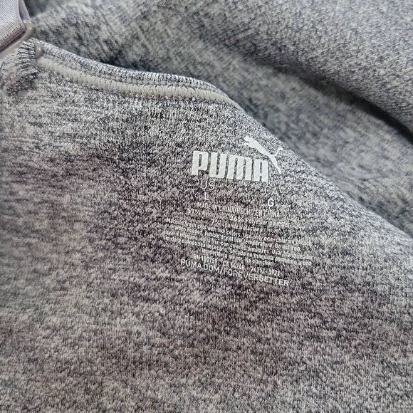Puma Size L Gray Sports Bra - Picture 4 of 7
